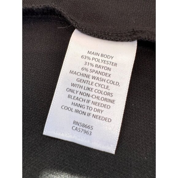 New Chelsea28 Women's Size 3X Cross Back Cutout Dress in Black - Picture 12 of 13